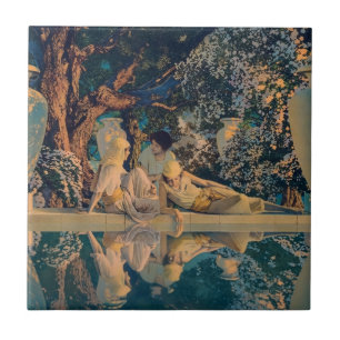 Maxfield Parrish O Jardim de Alá 1918 Arte Fina