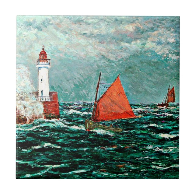 Maxine Maufra art: Voltar aos Barcos de Pesca (Frente)