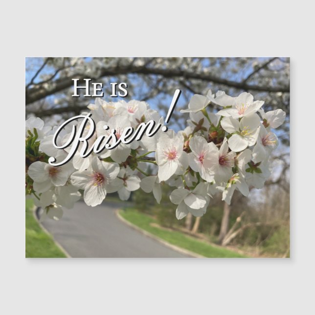 May Flowers Easter Magnet (Frente)