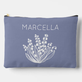 May Lily do Vale Floral Buquê Custom Name