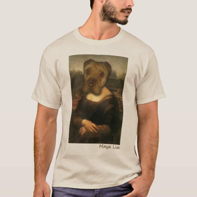 Maya Lisa - camisa clássica da beleza de Sharpei (Frente)