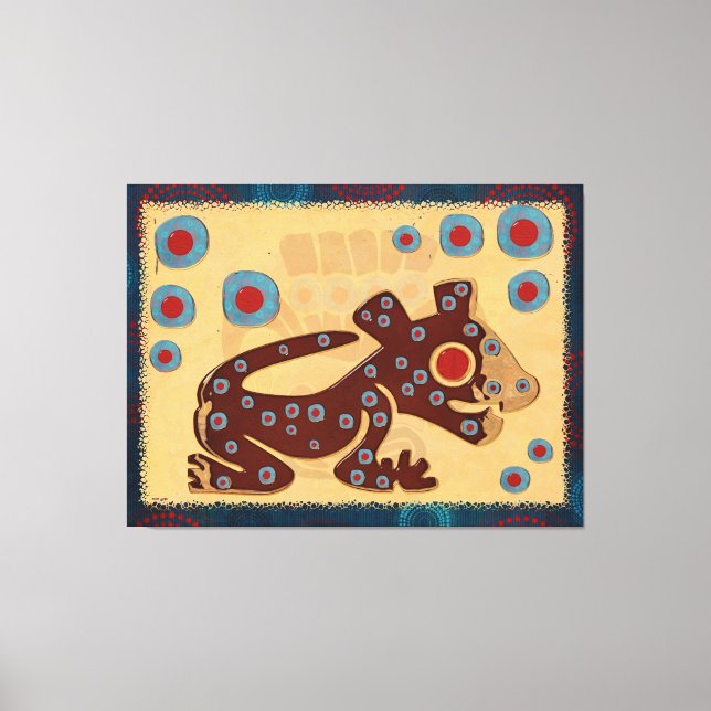 Mayan Baby Jaguar CANVAS PRINT (Frente)