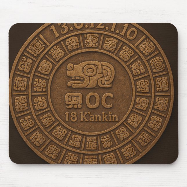 🖱️ Mayan Long Count Mouse Pad (Frente)