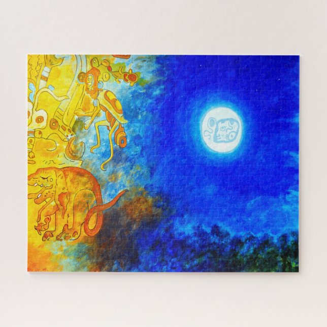 Mayan Painting Quebra-cabeça (Horizontal)