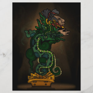 Mayan Serpent Deus