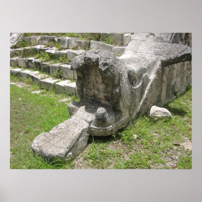 Mayan Snake Poster (Frente)