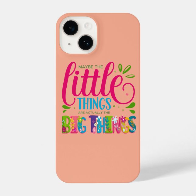 Maybe The Little Things Are Actually The Big Thing (Verso)