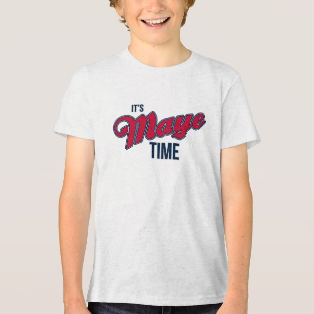 Maye Fan Boy's Tee | Game Day Football (Frente)