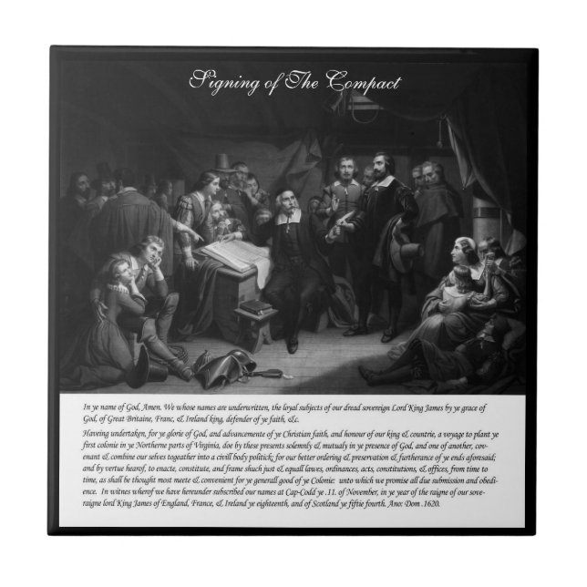 Mayflower - assinatura do estojo compacto (Frente)