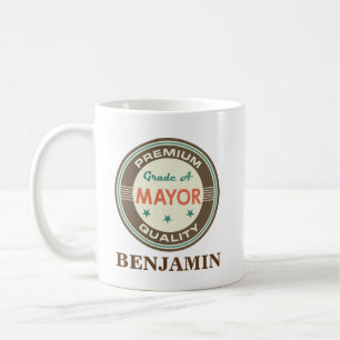 Mayor Personalized Escritório Caneca Presente