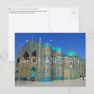 Mazar-i-Sharif, Afeganistão cartão postal de viage
