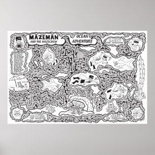 Mazeman Ocean Adventure Poster