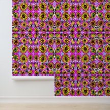 Mazipoodles Love Flowers - Rainbow Black