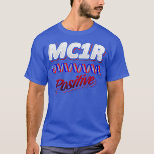 MC1R Camisas Vermelhas Engraçadas com Camisa Posit
