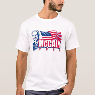 McCain para o presidente Camisa