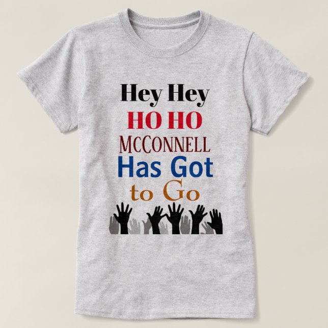 McConnell Tem Que Ir À Camisa T (Frente do Design)