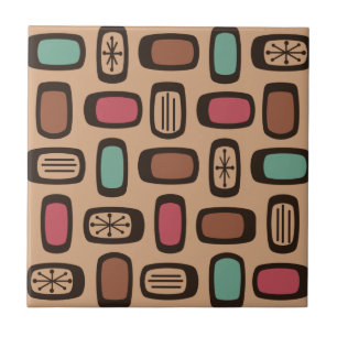 MCM Arredondado do meio século retângulo cozinheir