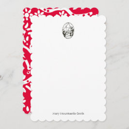 mcm Bunny com cartão de nota paisley