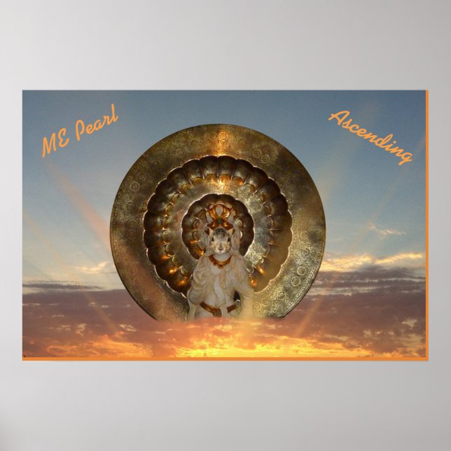 'ME Pearl, Esquilo Sagrado, Crescente' Poster (Frente)