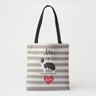 Me plus Border Collie Igual Love Bolsa