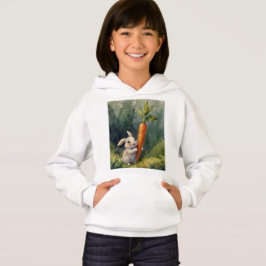 Meadow Bunny Dreams: Hoodie Whimsical