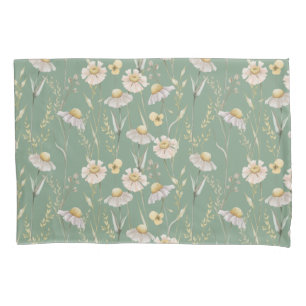 Meadow cotage country impressão em verde