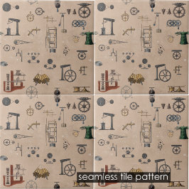 Mecânico de Engenharia Antiquado e Sem Costura Cie