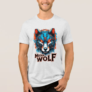 Mecha Wolf Gráfico de Impressão Dupla