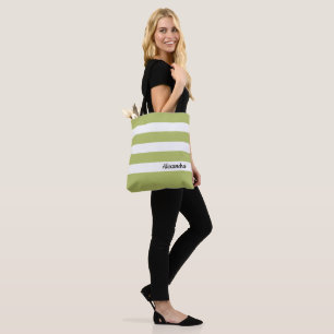 Med personalizado. Bandeja de Tote com Faixa de Li