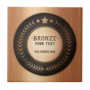 MEDALHA Bronze Campeão IMPRESSÃO PERSONALIZADA DIY