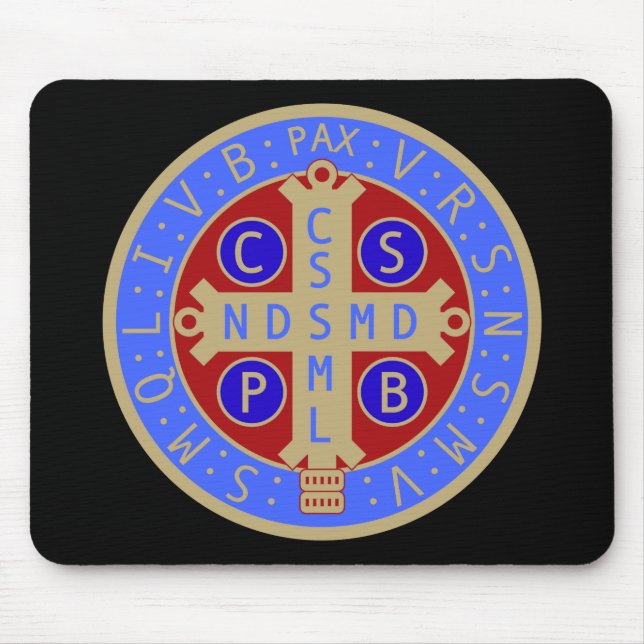 Medalha de St. Benedict Mousepad (Frente)