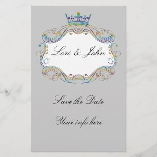 Medalhão com Anúncio do Folheto da Coroa