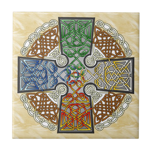 Medalhão elementar da cruz celta (Frente)