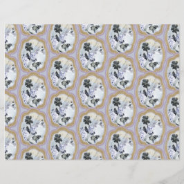 Medalhão Floral abstrato