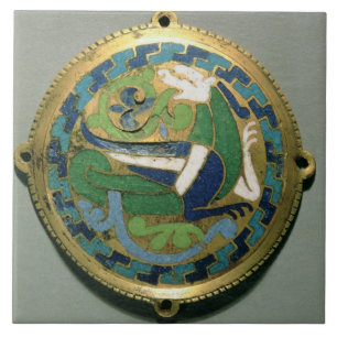 Medalhão que descreve um dragão, francês, de