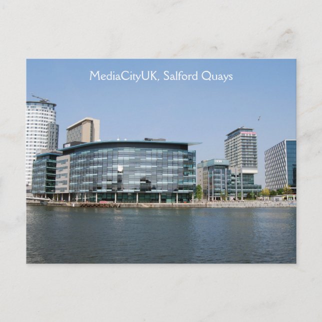 MediaCity - Salford Quays Cartão Postal (Frente)