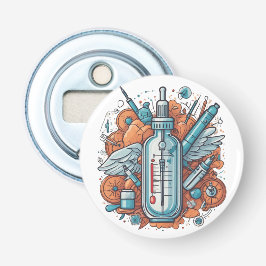 Medical Vial Art – Syringe & Pill Bottle Wings