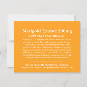 Medicamento herbalista Marigold mais promo