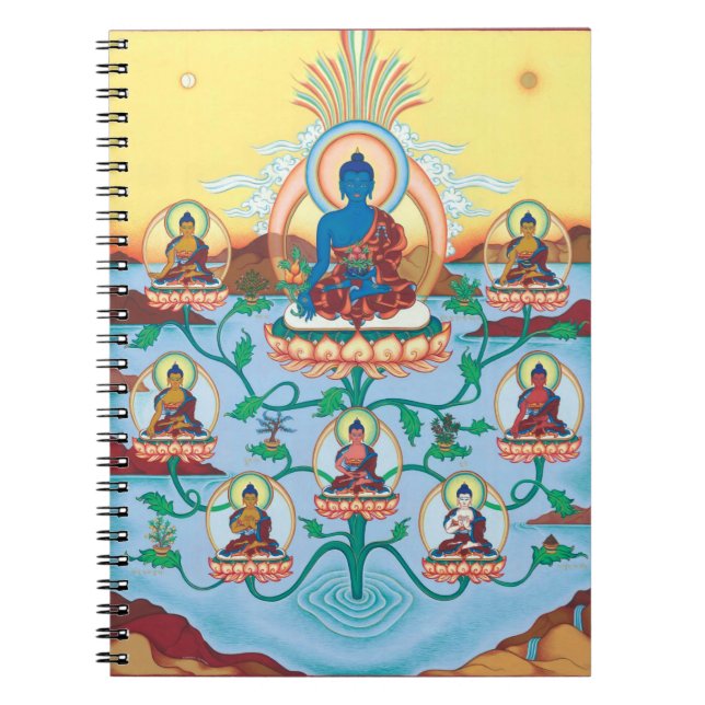 Medicina Buddhas do CADERNO 8 - mestrado da cura (Frente)