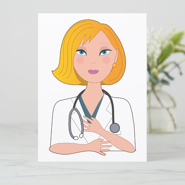 Médico Com Convites Stehoscope (Criador carregado)