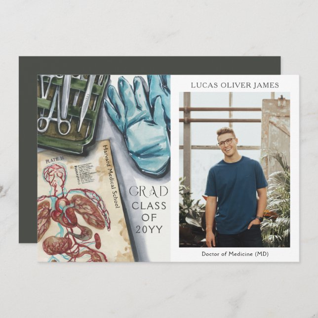 Médico de Graduação Saúde (Frente/Verso)