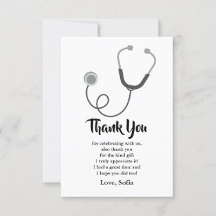 Médico, Enfermeiro, cartões de agradecimentos M