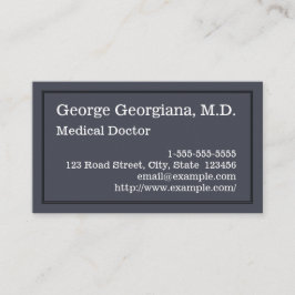 Médico moderno cartão de visita