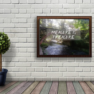 Medida é o tesouro da ponte poster