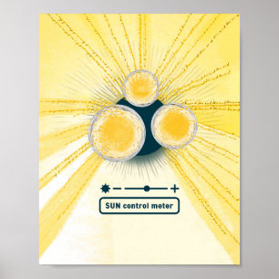 medidor de controle solar poster matte objet_3