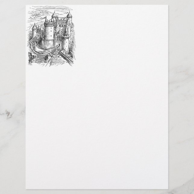 Medieval Castle Letterhead (Frente)