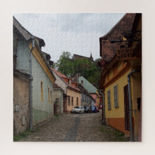 Medieval City Road Sighisoara Quebra-cabeça