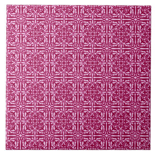 Medieval Damask Fleur-de-lis, vinho burgundy