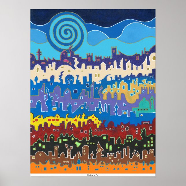 Medina de Fez - Impressão (Frente)