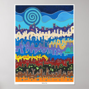 Medina de Fez - Impressão - Tamanho original